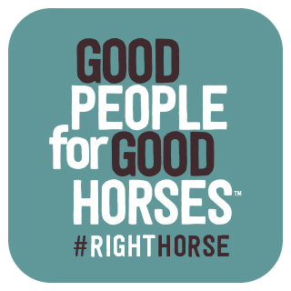 The Right Horse Social Badge 04