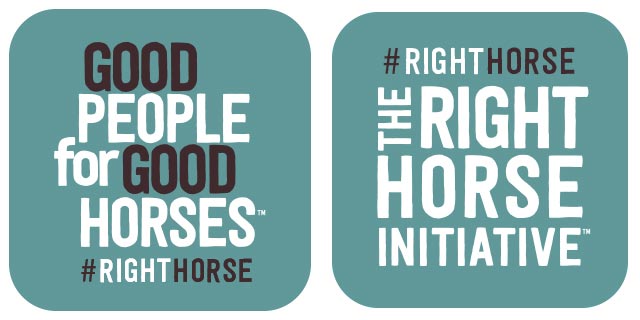 The Right Horse Social Badge 02