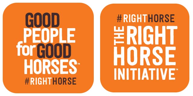 The Right Horse Social Badge 01